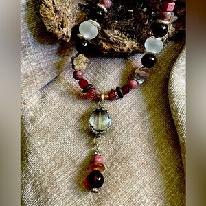 Handmade beaded necklace
